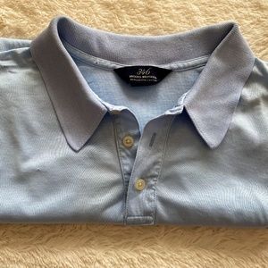 Men’s Brooks Brothers 346 Baby Blue Polo Shirt